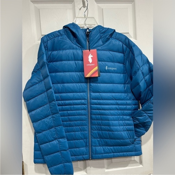 cotopaxi Jackets & Blazers - Cotopaxi Women's Large Fuego Hooded Down Jacket Puffer Lake Blue Aqua NWT